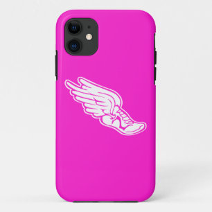 iPhone 5 Bahn-Logo-Weiß auf Rosa 11 Hülle