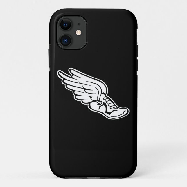 iPhone 5 Bahn-Logo-Weiß auf Schwarzem Case-Mate iPhone Hülle (Rückseite)