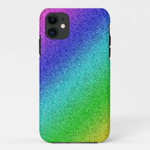 iPhone 5, Barely There Hülle Case Glitzer Regenbog