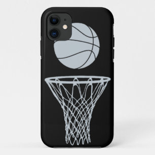 iPhone 5 Basketball-Silhouette-Silber auf Case-Mate iPhone Hülle