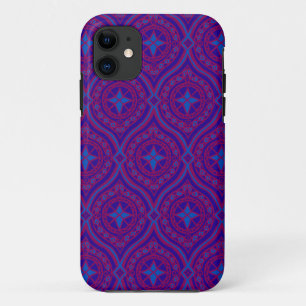 iPhone 5 Case-Mate Case, Lila und Blue Ogee Patt 11 Hülle