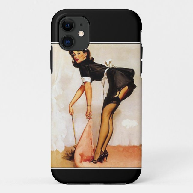 IPhone 5 Case Vintag PinUp Girl (Rückseite)