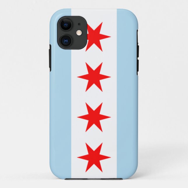 iPhone 5 Chicago-Flaggentelefonkasten Case-Mate iPhone Hülle (Rückseite)