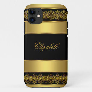 iPhone 5 Elegant Classy Gold Black Case-Mate iPhone Hülle