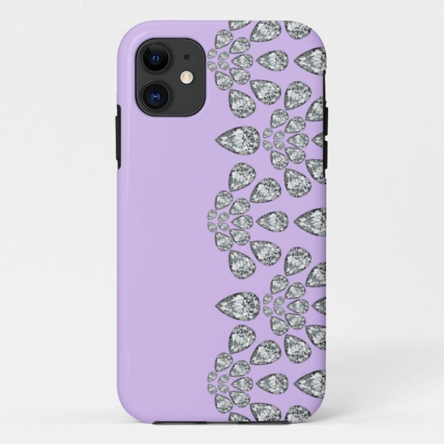 iPhone 5 Fall Lila Diamond Case-Mate iPhone Hülle (Rückseite)