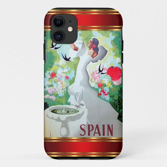 IPhone 5 Fall Mate Fall Vintag Spanien Case-Mate iPhone Hülle (Rückseite)
