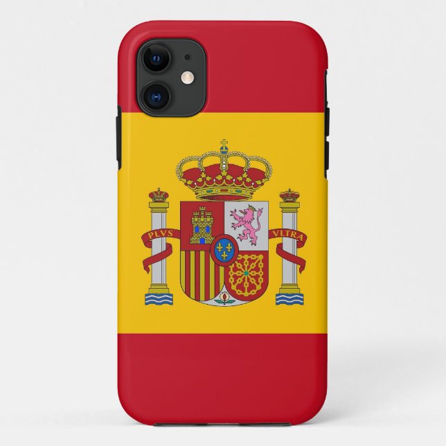 IPhone 5 Fall mit der Flagge Spaniens Case-Mate iPhone Hülle (Rückseite)