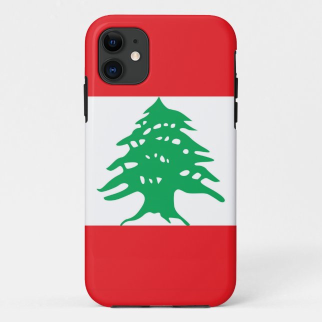 IPhone 5 Fall mit Flagge des Libanon Case-Mate iPhone Hülle (Rückseite)
