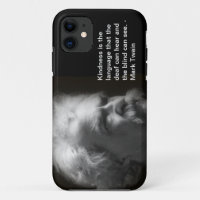 iPhone 5 Fall mit Mark Twainbild und -zitat