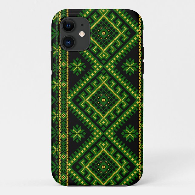 iPhone 5 Fall-ukrainischer Querstich-Druck Case-Mate iPhone Hülle (Rückseite)