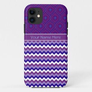 iPhone 5 Fall zu personalisieren: Lila Chevrons Case-Mate iPhone Hülle