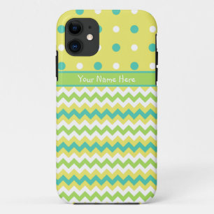 iPhone 5 Fall zu personalisieren: Polka Dots, Chev Case-Mate iPhone Hülle