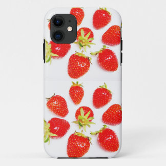iPhone 5 Hülle Erdbeer-Muster