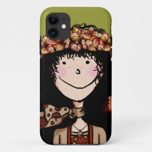 iPhone 5 Identifikations-Fall, Herbst-Mädchen Case-Mate iPhone Hülle