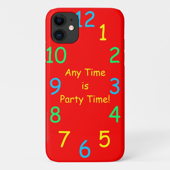 iPhone 5, iPhone 5s Fall ist jederzeit Party-Zeit Case-Mate iPhone Hülle (Rückseite)