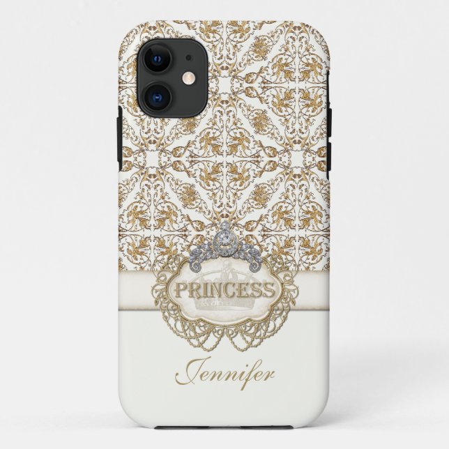 IPhone 5 Juwel Bling Crown Personalisiert Case-Mate iPhone Hülle (Rückseite)