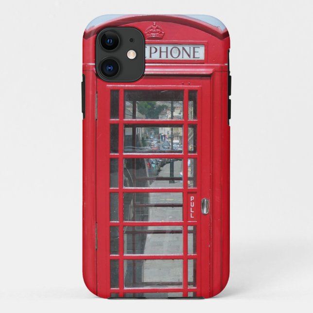 iPhone 5: Klassisches rotes Telefonzelle-Foto Case-Mate iPhone Hülle (Rückseite)