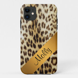 iPhone 5 Leopard-Monogramm-Goldkasten Case-Mate iPhone Hülle