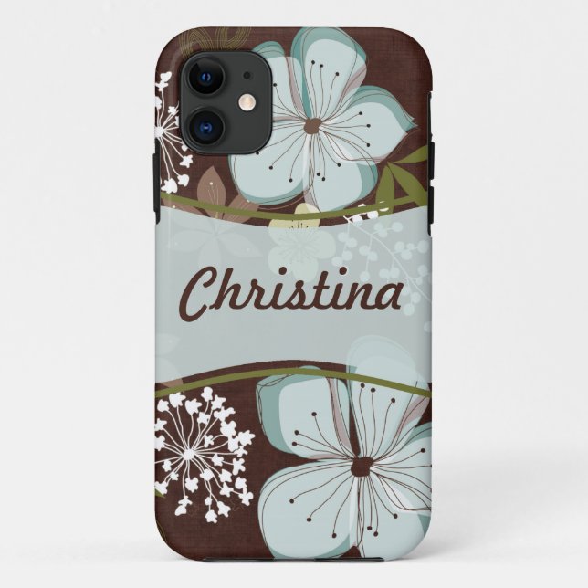 iPhone 5 Mate Barely There™ Case Hawaiian Flowe (Rückseite)