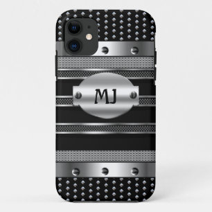 iPhone 5 Metallnieten sehen verchromt Herren 11 Hülle