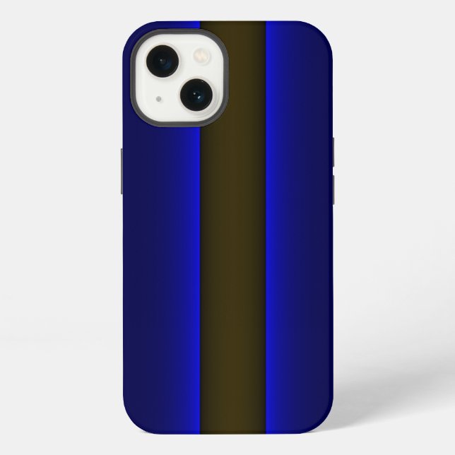 iPhone 5 Polizei Thin Blue Line Hülle (Rückseite)