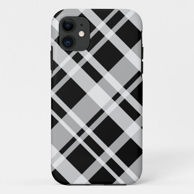 iPhone 5 schwarzer karierter Case-Mate-Kasten Case-Mate iPhone Hülle (Rückseite)