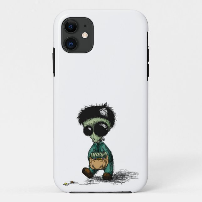 iPhone 5 Selten da Fall, Niedliche Alien Monster Case-Mate iPhone Hülle (Rückseite)