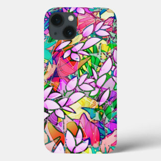 iPhone 6 Case Tough Grunge Art Floral Abstrakt