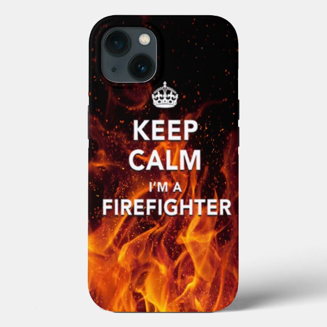 iPhone 6 Fall "Behalt Calm I'm a Firefighter" Fall Case-Mate iPhone Hülle (Rückseite)