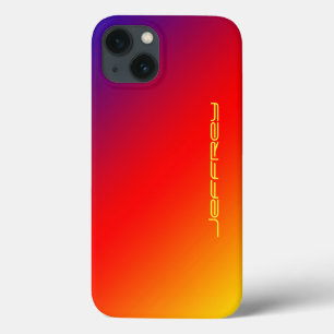 iPhone 6 Fall, klarer Regenbogen, personalisiert, 13 Hülle