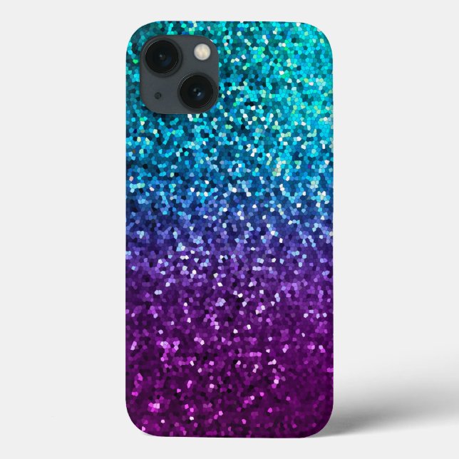 iPhone 6 Fall Tough Mosaic Sparkley Texture Case-Mate iPhone Hülle (Rückseite)