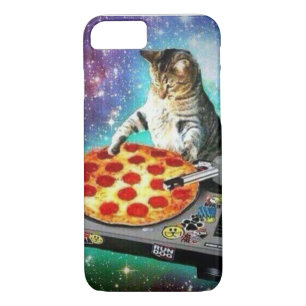 iPhone 7 DJ-Pizza-Katzen-Fall iPhone 8/7 Hülle