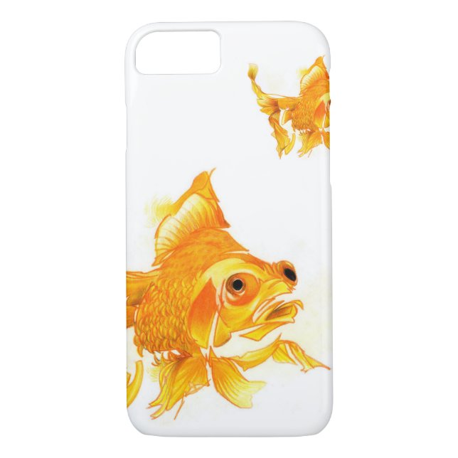 iPhone 7 Fall: Goldfish-Zeichnen Case-Mate iPhone Hülle (Rückseite)