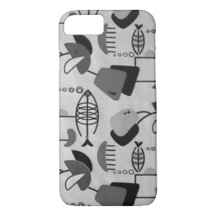 iPhone 7 Fall: Schwarz-Weiß-Muster Case-Mate iPhone Hülle