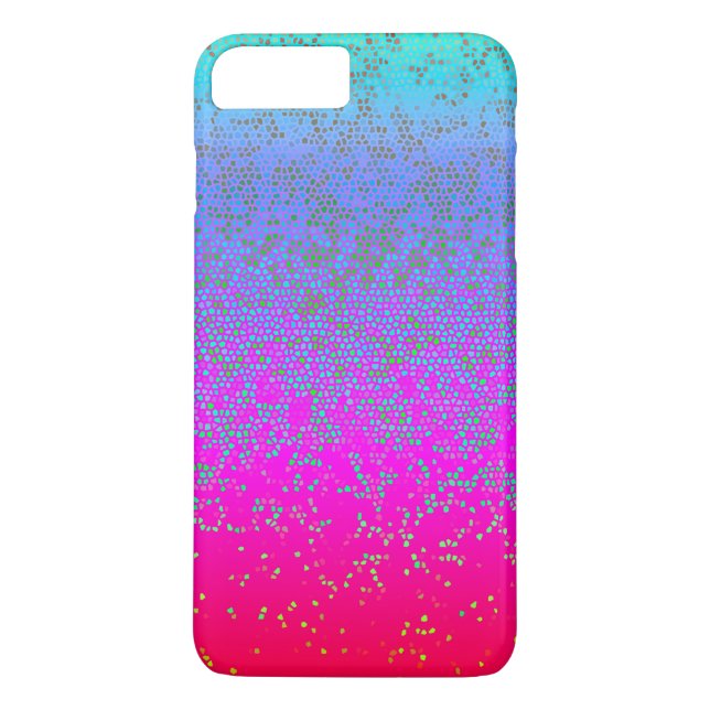 iPhone 7 Plusfall-Glitzer-Stern-Staub Case-Mate iPhone Hülle (Rückseite)
