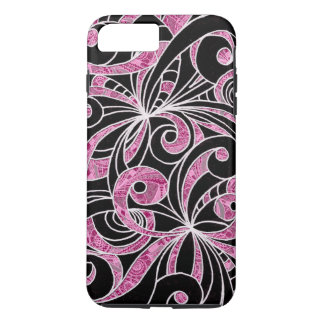 iPhone 7 Plusfall-starkes Zeichnen mit Blumen Case-Mate iPhone Hülle