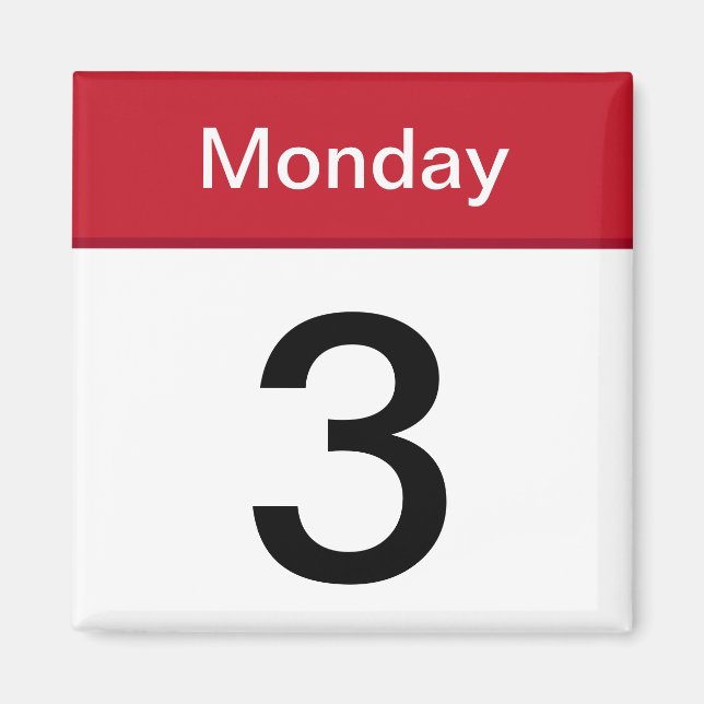 iPhone App Magnet - Kalender - Anpassbar (Vorne)