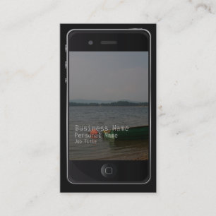 iPhone Art-Blick-Visitenkarte Visitenkarte