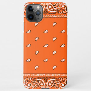 iPhone Bandana Orange Phone Case iPhone 11Pro Max Hülle