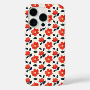 iPhone-Blumenmuster-Handy-Gehäuse iPhone 16 Pro Hülle