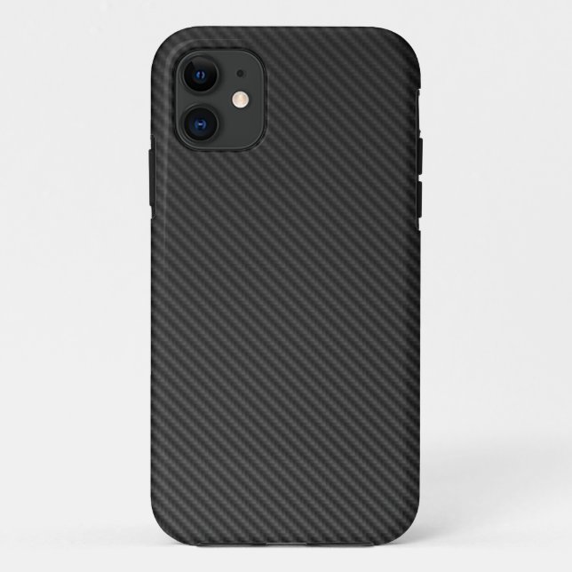 Iphone carbon Design Case black (Rückseite)