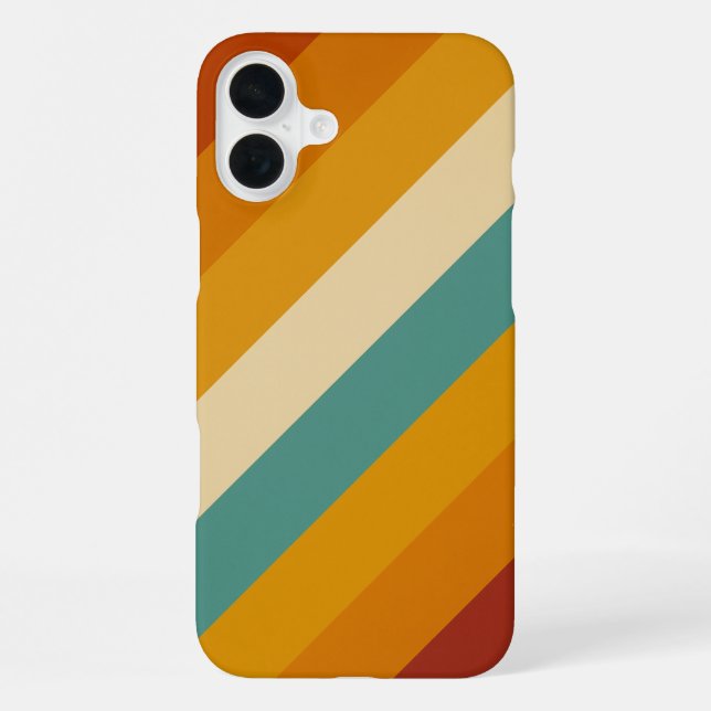 iPhone Case -70s Retro Style (Colourful) Hülle (Rückseite)