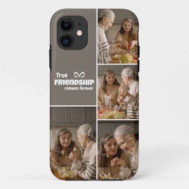 iPhone Case: Beste Freunde Foto Collage Case-Mate iPhone Hülle (Rückseite)