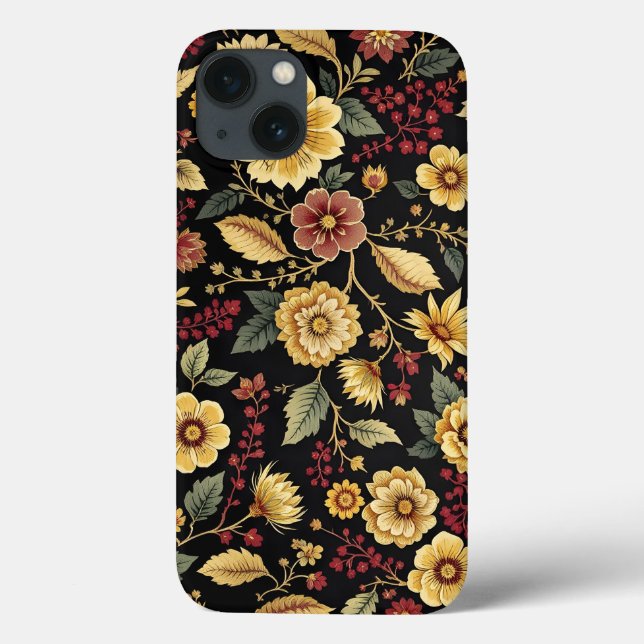 iPhone case flowers pattern  (Rückseite)
