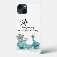 iPhone Case - Französisch Scooter Life ist eine Re