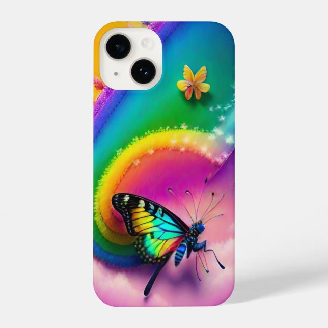 iPhone Case für Butterfly-Design Hülle (Rückseite)