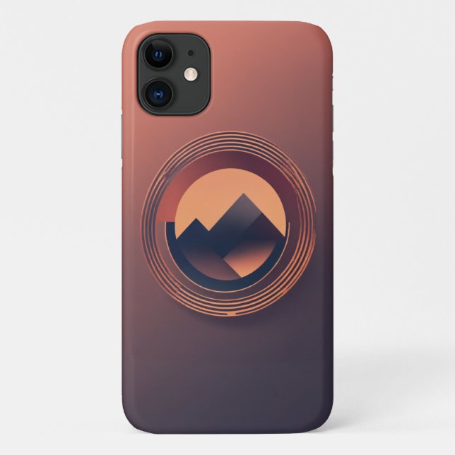iPhone Case für das Minimalistische Circle Logo -  (Rückseite)
