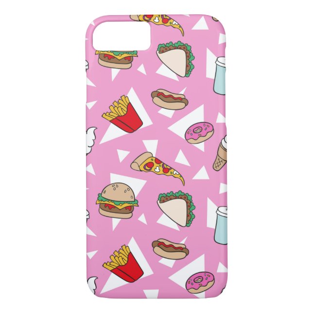 iPhone Case für Fast Food-Case (Rückseite)