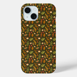 iPhone Case für Green & Orange Leaf Muster