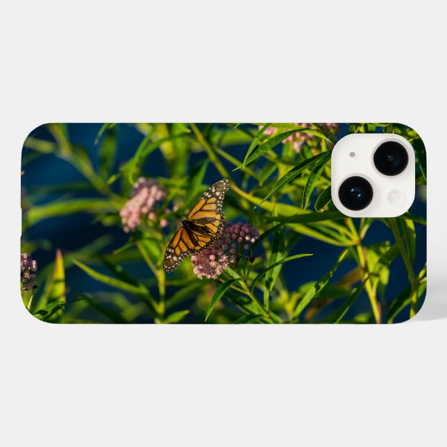 iPhone Case für Monarch und Milkweed (Rückseite (Horizontal))